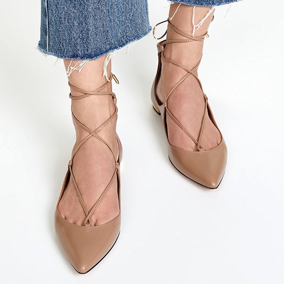 Aquazurra Christy lace-up flats - Picture 2 of 7